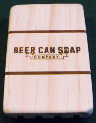 Woodburning example on wood soap dish