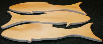 Long pine fish for painting