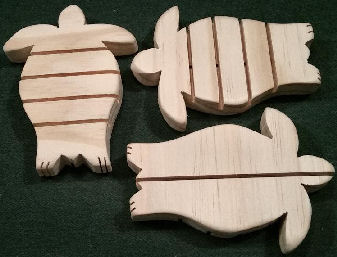 Sea Turtle wood  soap dish